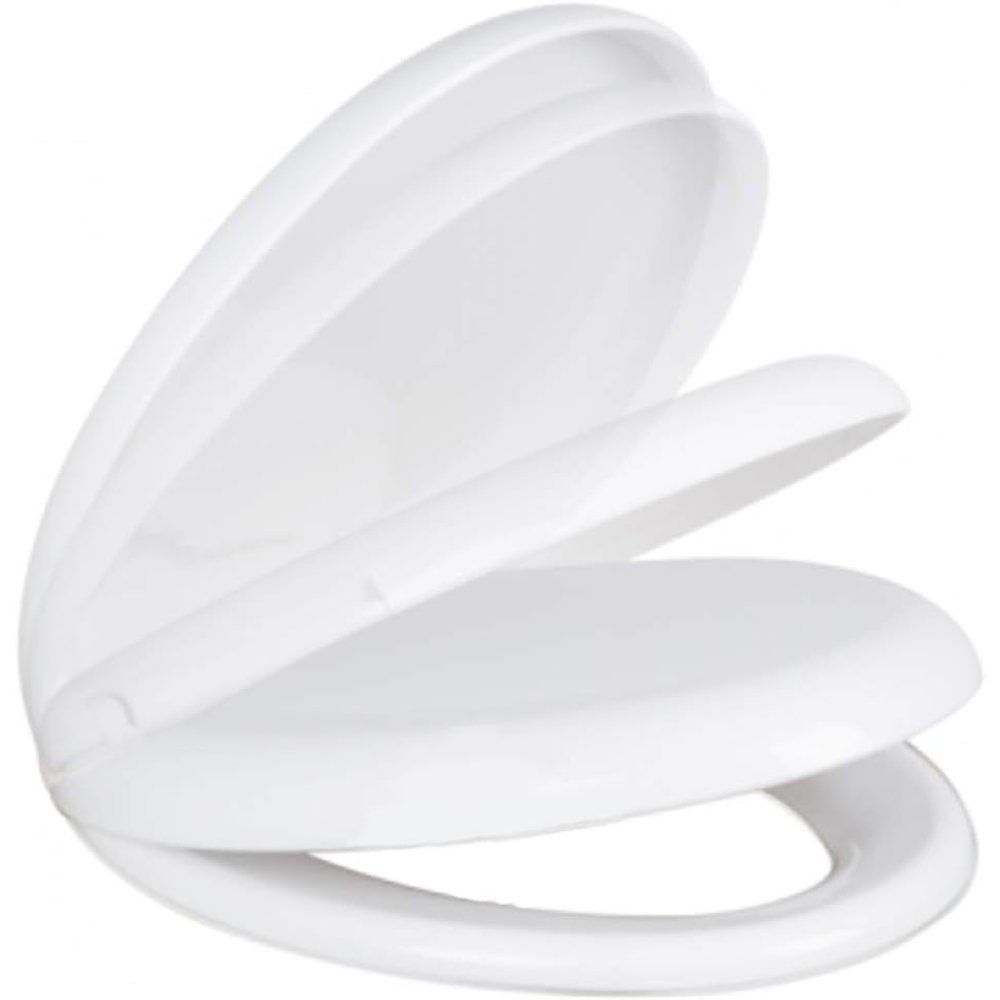 Bakaji copriwater bagno universale coprivaso con chiusura ammort