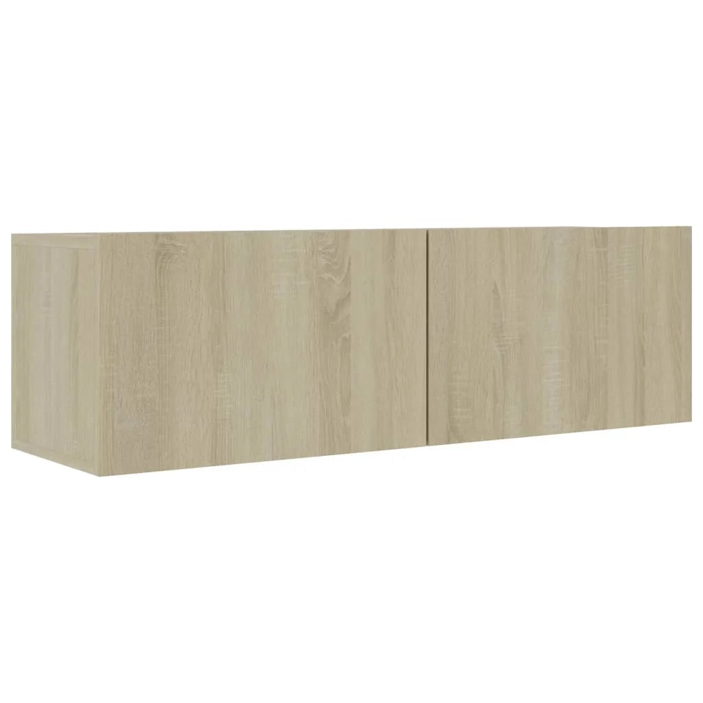 Set di mobili mobile credenza TV televisione soggiorno camera da letto soggiorno 5 pezzi rovere Sonoma multistrato marrone 02_0024973