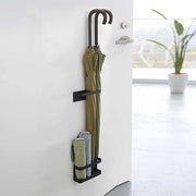 Paraplustandaard magnetico per hotel, in altezza regolabile, piatto in acciaio inossidabile senza punte, nero