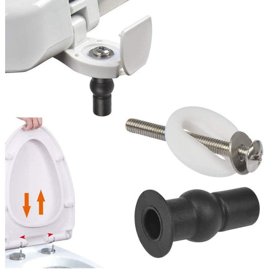 Confezione da 4 viti per sedile del wc, cerniere per sedile del