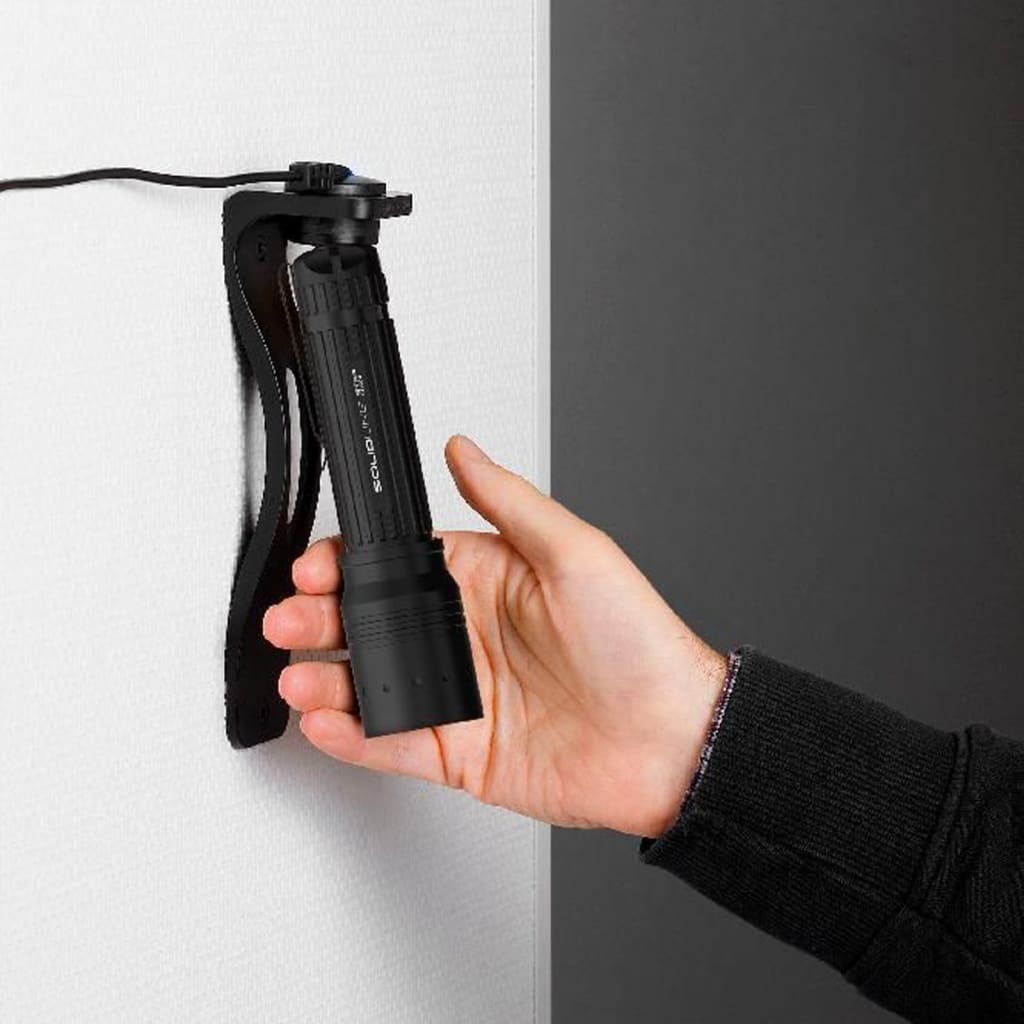 SOLIDLINE Torcia Ricaricabile ST5R con Clip 380 lm 443008