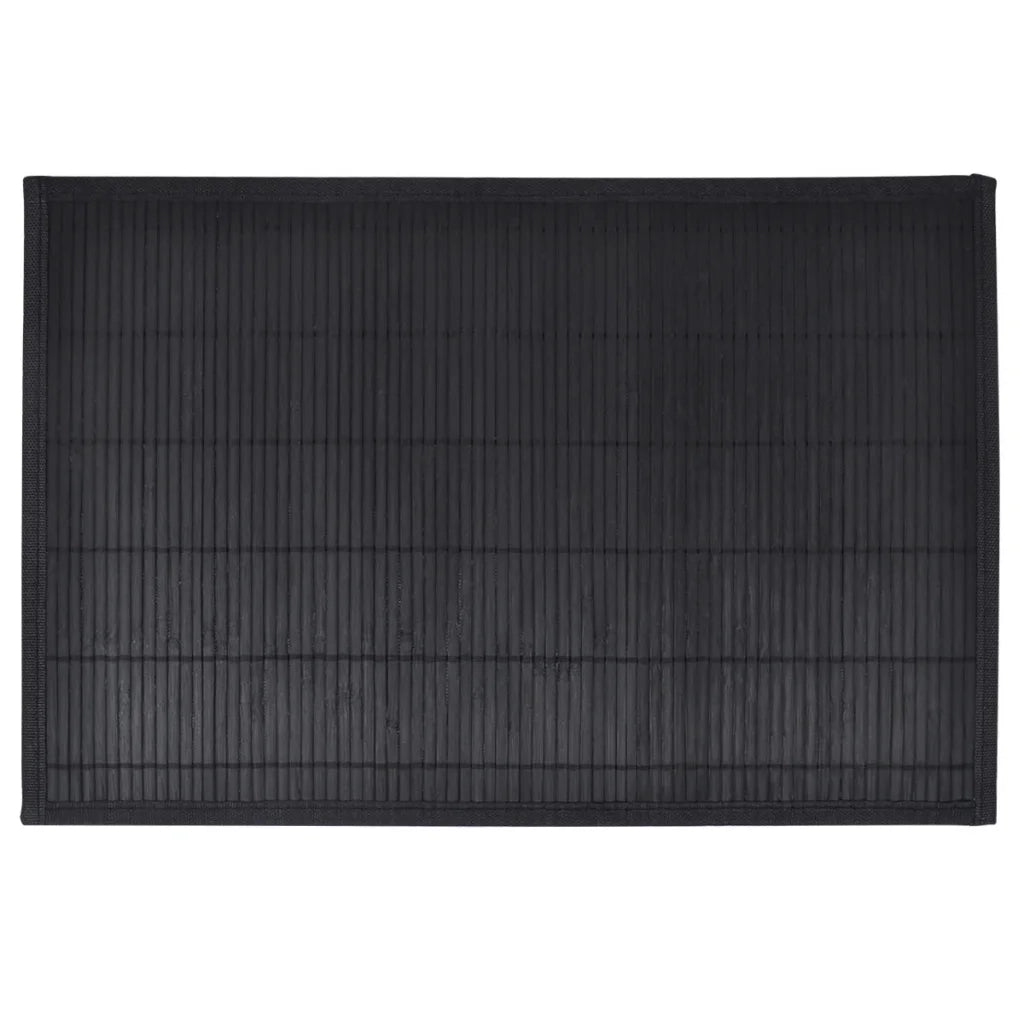 Tovagliette in Bamb¨´ 6 pz 30 x 45 cm Nere CFW4557530