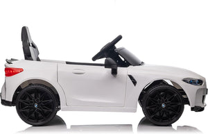 Macchina Elettrica per Bambini Licenza Ufficiale Bmw M4 10,8V 3,1Ah Bianco