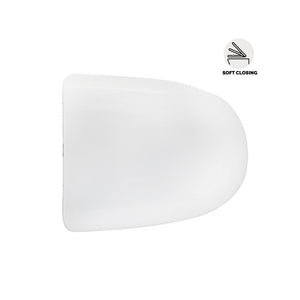 Sedile wc sensation con soft closing bianco
