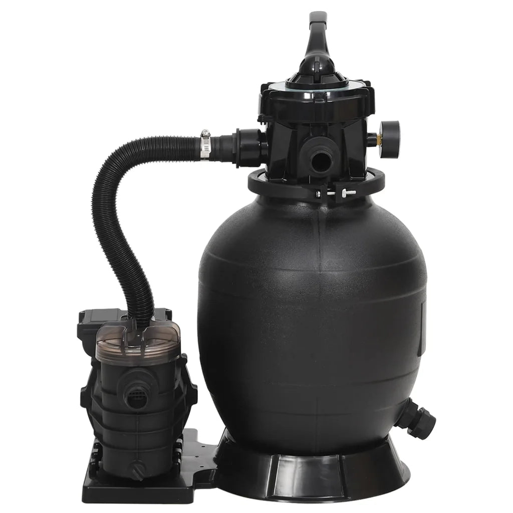 Filtro a Sabbia per Piscina con Prefiltro Nero CFW5098910