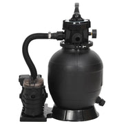 Filtro a Sabbia per Piscina con Prefiltro Nero CFW5098910