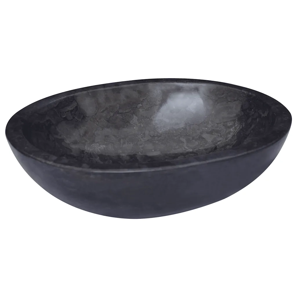 Lavandino Nero 53x40x15 cm in Marmo CFW6395243