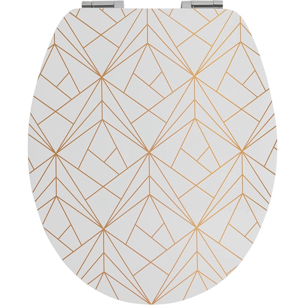 Wirquin 20722723 sedile wc diplomant con freno di caduta, bianco