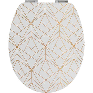 Wirquin 20722723 sedile wc diplomant con freno di caduta, bianco