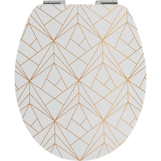 Wirquin 20722723 sedile wc diplomant con freno di caduta, bianco