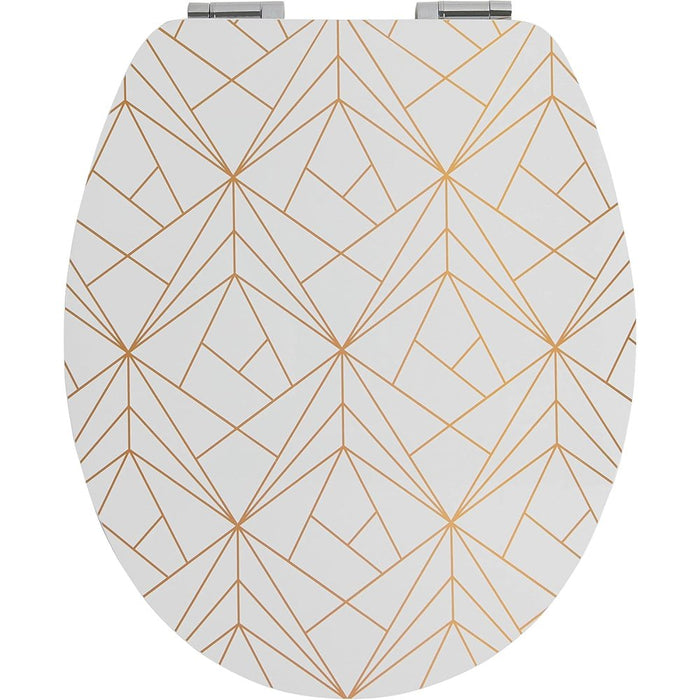 Wirquin 20722723 sedile wc diplomant con freno di caduta, bianco