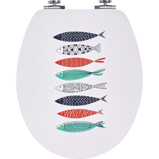 Wirquin 20722979 sedile wc diplomant con freno di caduta, bianco