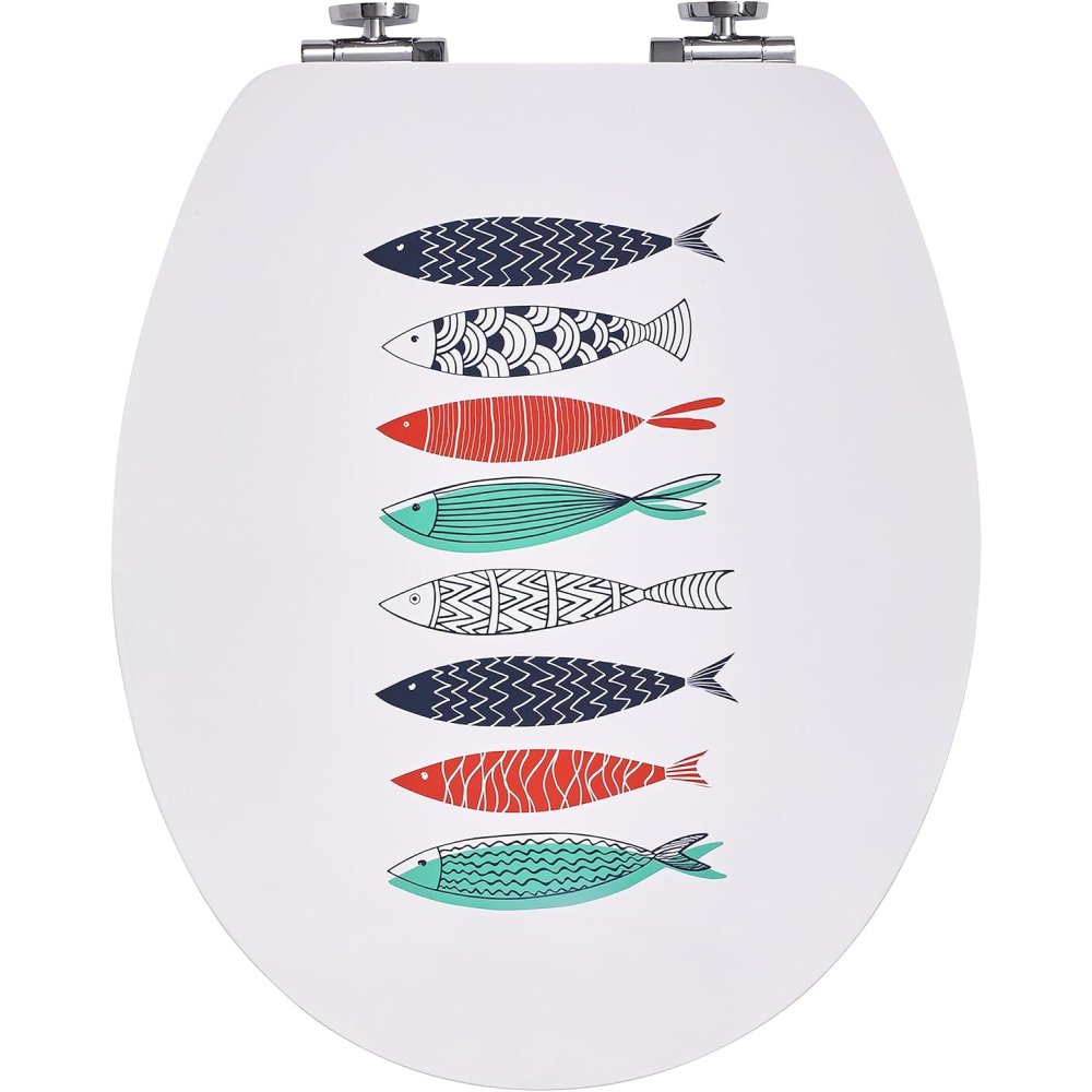 Wirquin 20722979 sedile wc diplomant con freno di caduta, bianco