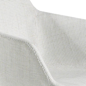 Sedia girevole in tessuto beige