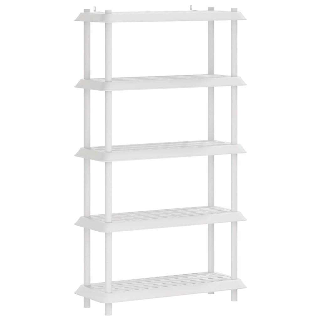 Unità di scaffalatura 5 livelli 100 x 40 x 177 cm PP Bianco 8011754