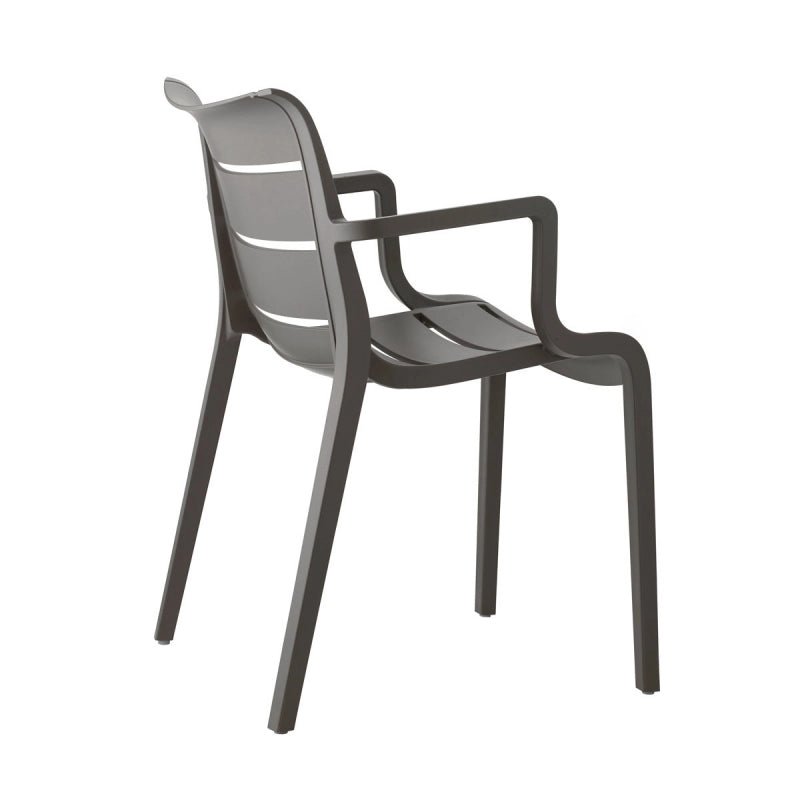 SET DA 4 SEDIA SUNSET TECNOPOLIMERO SCAB DESIGN MADE IN ITALY - Antracite 81