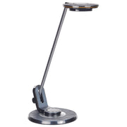 Lampada da soffitto a LED con piastra metallica nera 45 cm supporto USB ufficio soggiorno cameretta