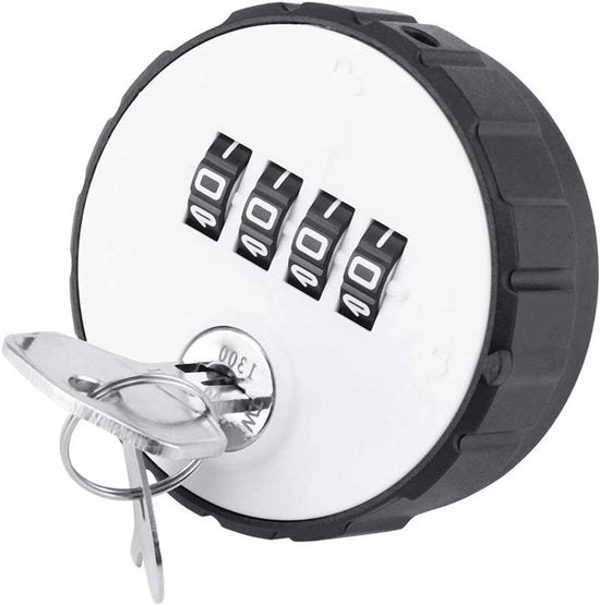 Codice a 4 cifre per zinklegering e cassetti, slot con chiave, wachtwoord con 4 cifre