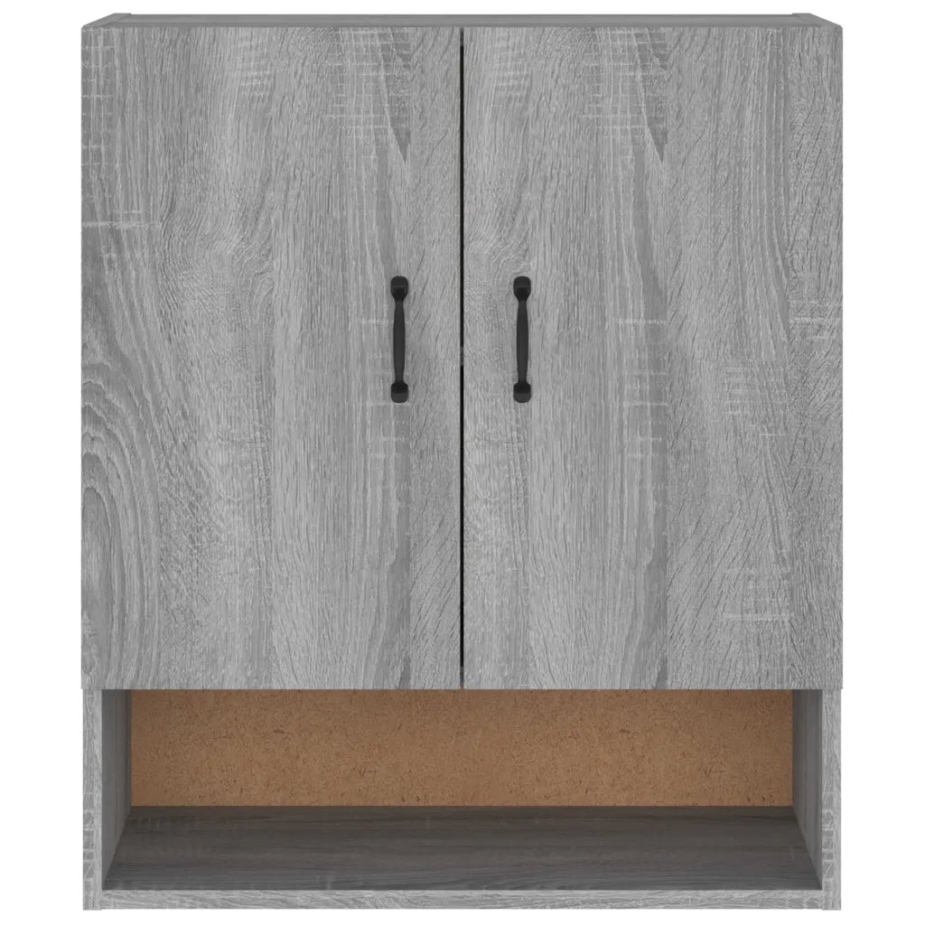 Armadietto a Muro | Mobile a Parete Grigio Sonoma 60x31x70cm in Legno Multistrato