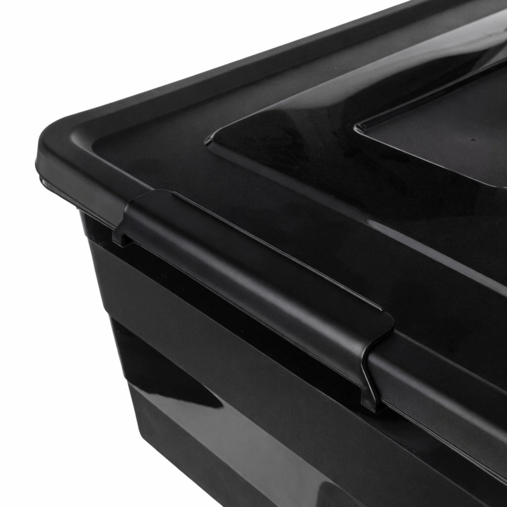 Organizzatore per giocattoli in plastica KADAX da 40 litri con coperchio