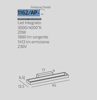 FOUR SQUARES APPLIQUE PICCOLO NERO 1162-AP-NE
