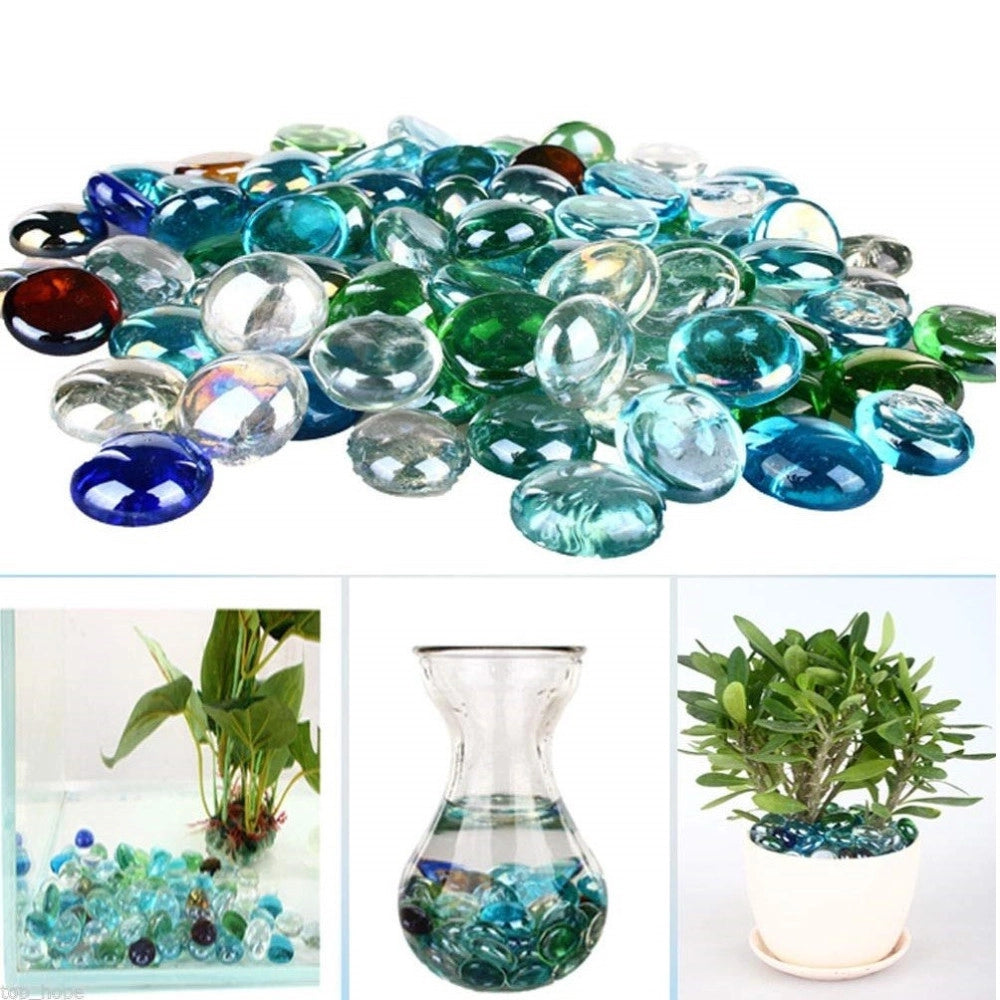 Trade Shop - Sassolini Pietre Ciottoli Sassi Biglie Decorazione Ornamento Acquario Fondale -