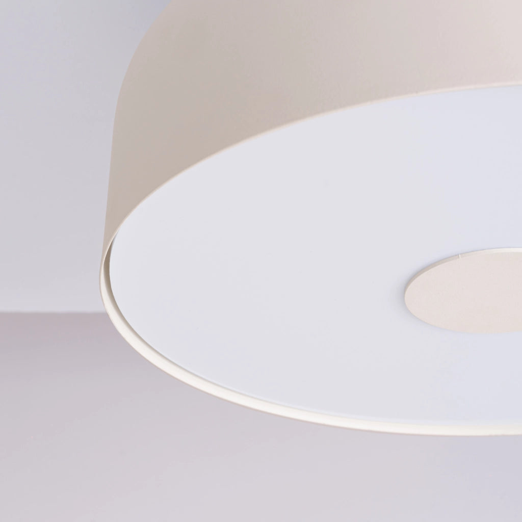 Lampada da soffitto OMIQ Crimson 4x15W E27 LED Beige Moderna Rotonda 30x30x15cm