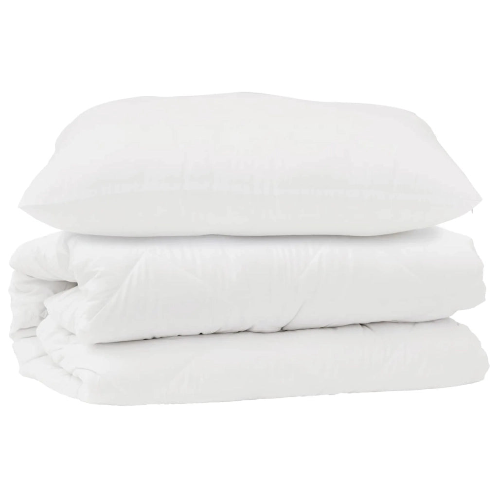 Set di Piumoni con cuscino 2 pz | Duvet Bianco Microfibra