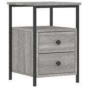 Comodino | Armadio da Notte | Mobiletto da notte Grigio Sonoma 34x35,5x50 cm in Legno Multistrato