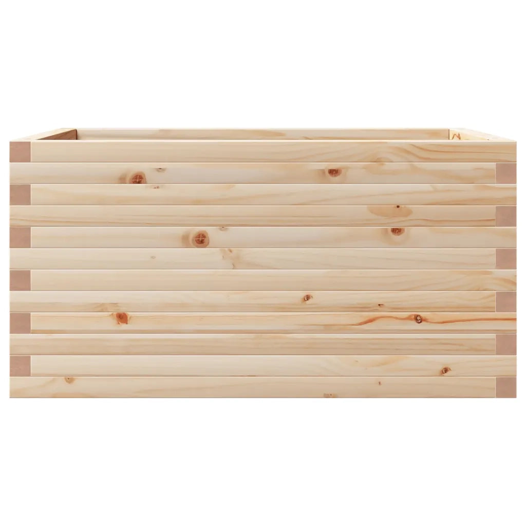 Fioriera da Giardino-Vaso da Esterno 90x60x46 cm in Legno Massello di Pino