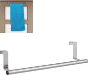 Sostegno Asciugamani per Porta e Armadio - Asciugamani Raccordi in Acciaio Inox Senza Forare per Cucina e Bagno
