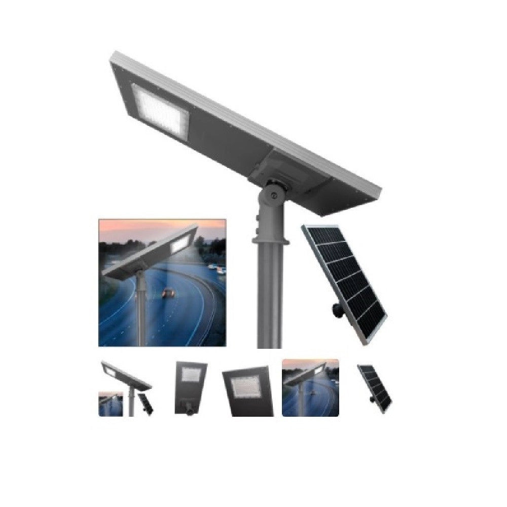 Trade Shop - Lampione Faro Led Stradale 300w Pannello Solare Da Esterno Ip65 6500k Sl-300w-lp -