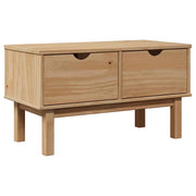 Panca da Corridoio OTTA 80x40x45 cm in Legno Massello di Pino