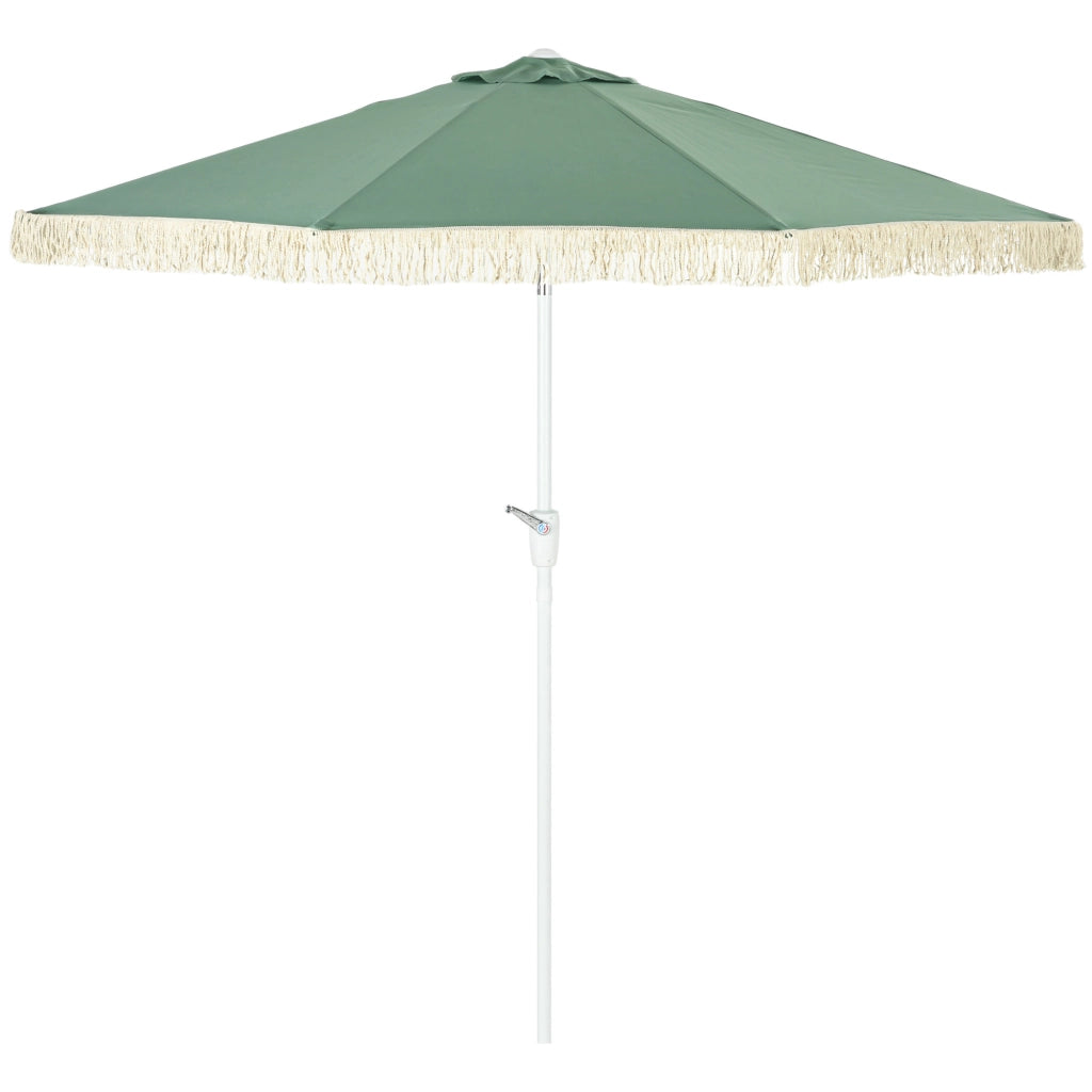 Ombrellone da giardino inclinabile ¨C zephmum ¨C verde ? 265x245 cm