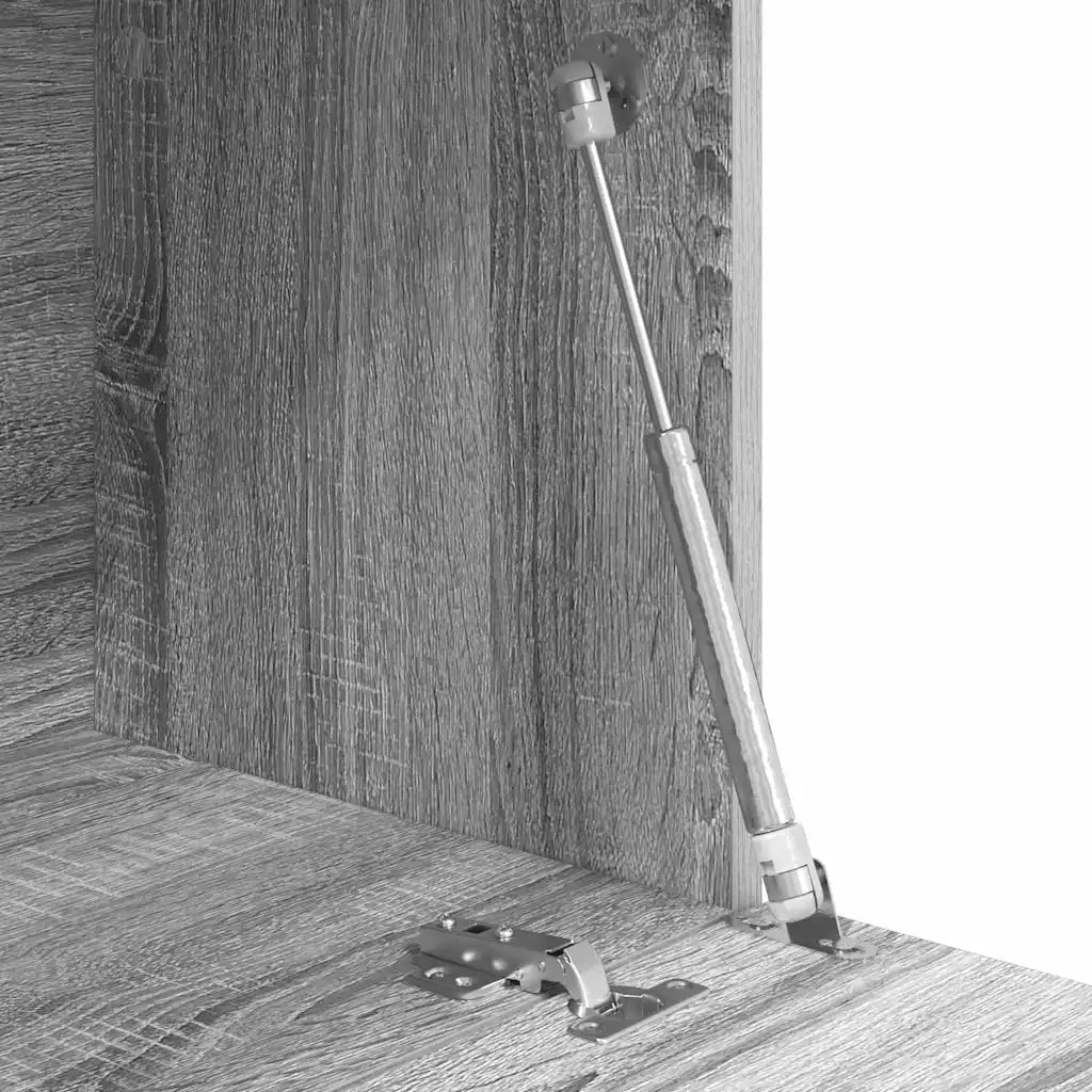 Scrivania con lo scaffale Grigio Sonoma 71,5 x 31,5 x 106,5 cm 869487
