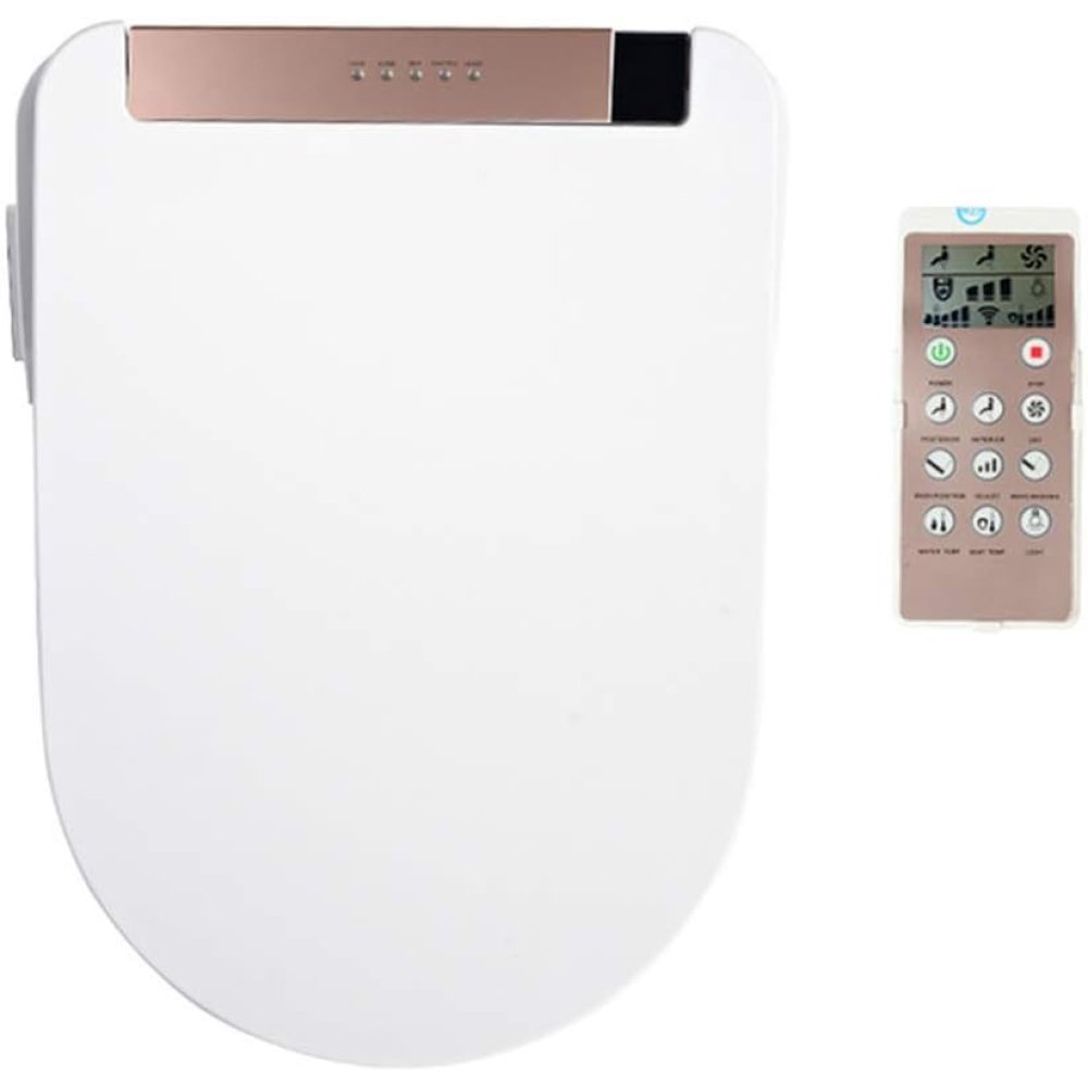 Bcxgs coperchio bidet elettrico, impermeabile sedile wc riscalda