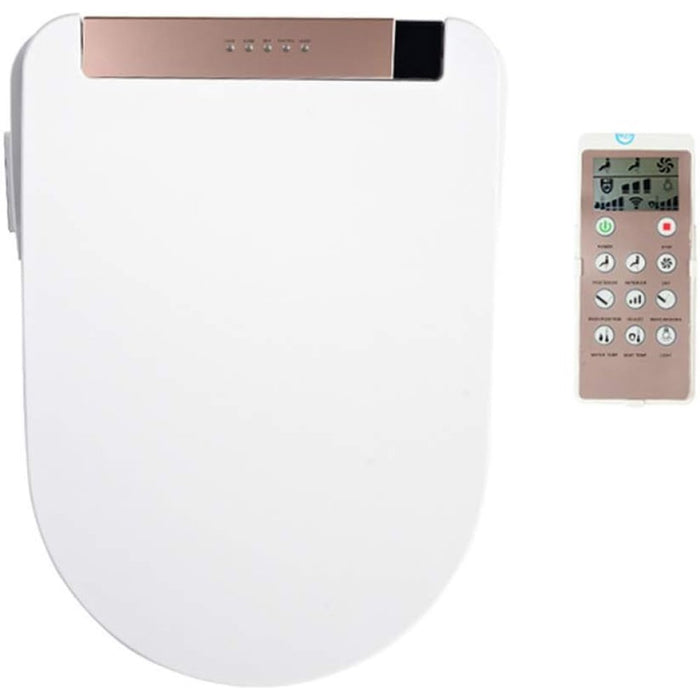 Bcxgs coperchio bidet elettrico, impermeabile sedile wc riscalda