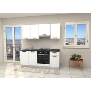 CUCINA GOURMET CM. 195 CON TOP ANTRACITE NON FORATO