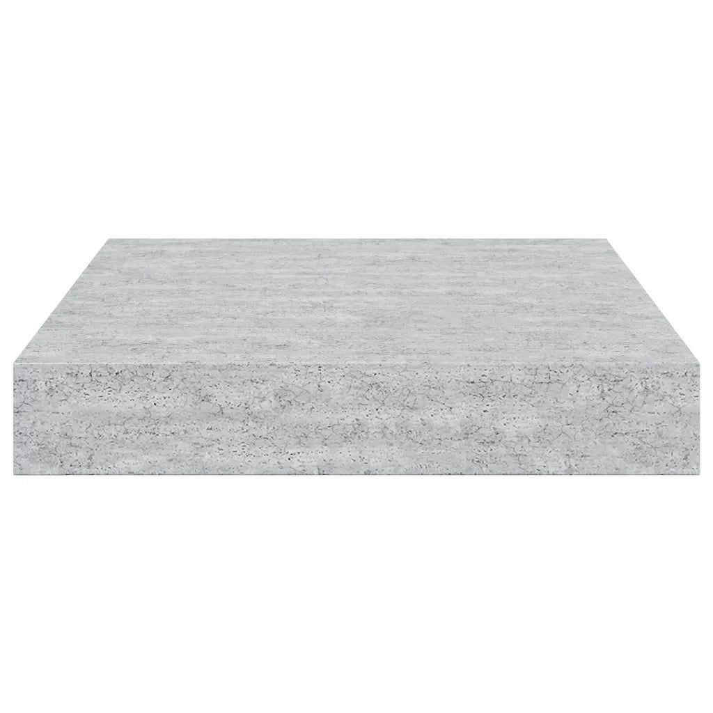 Mensole a Muro 4 pz Grigio Cemento 23x23,5x3,8 cm in MDF cod mxl 64083