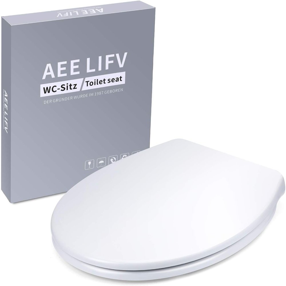 Sedile wc copriwater universale o forma rotonda, coprivaso tavol