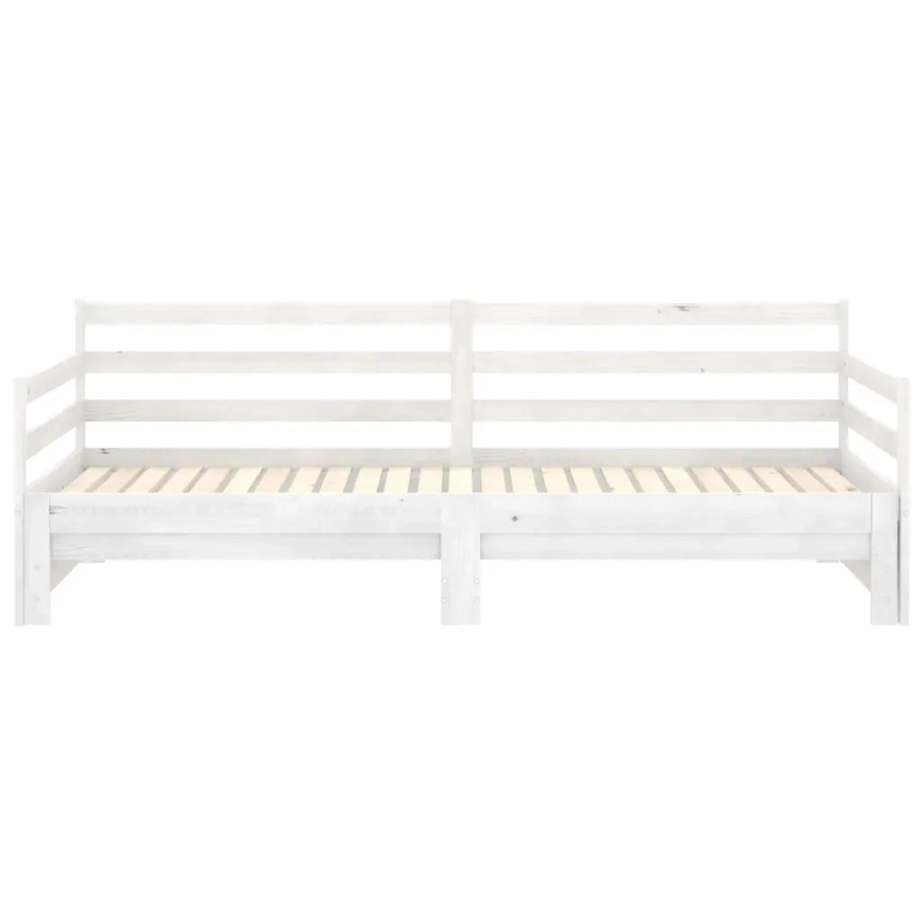 Dormeuse Estraibile Bianca in Massello di Pino 2x(90x200) cm 806956