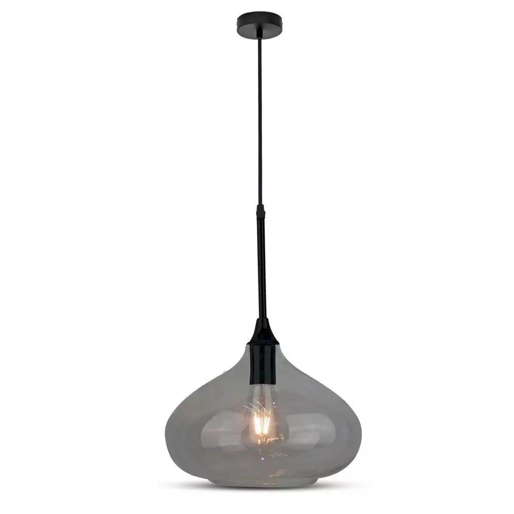 Lampada a sospensione V-TAC VT-7281 vetro nero E27