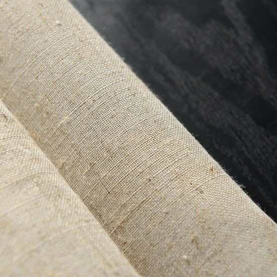Tappeto da tavolo in lino, grigio, stile rustico, elegante tovaglia da tavolo, tovaglia da salotto per cucina, casa, pasti (pietra, 40 x 140 cm)