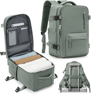 Borsa a mano per viaggio per cabina di imbarco con tasca per scarpe, impermeabile, per laptop da 14 pollici