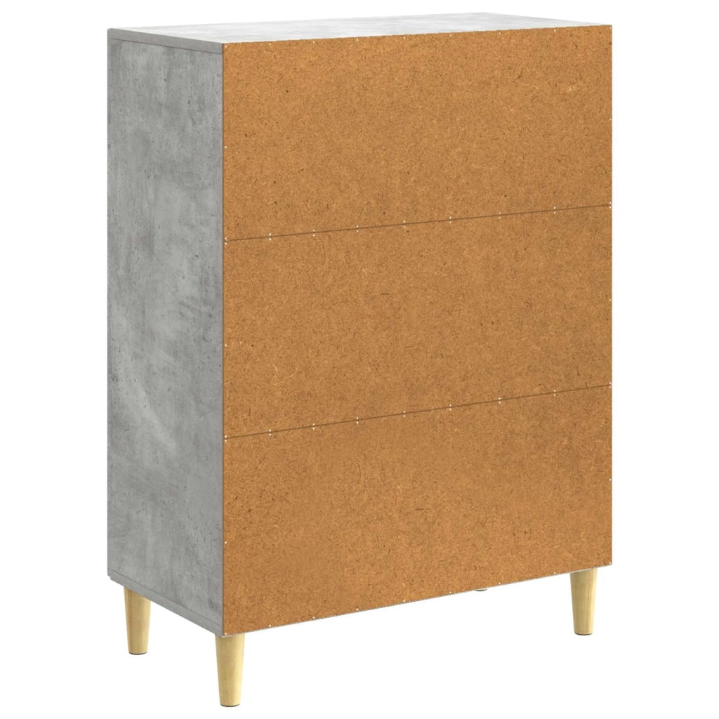 Credenza Grigio Cemento 66 x 34,5 x 90 cm Legno ingegnerizzato
