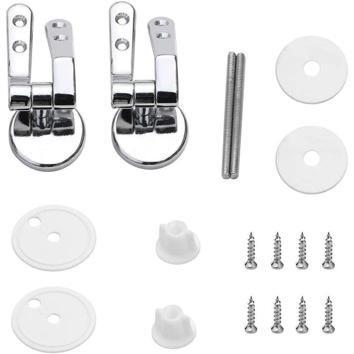 1 paio di cerniere di ricambio per sedile wc, kit cerniera sedil