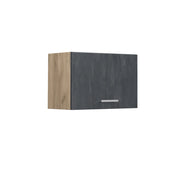 Vicco Pensile da cucina Calcestruzzo nero 60 cm Piatto