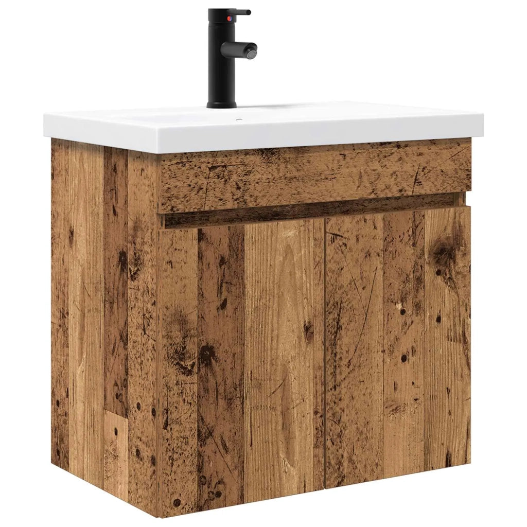 Mobile bagno con rubinetto Legno antico 61 x 40 x 74,5 cm 889543