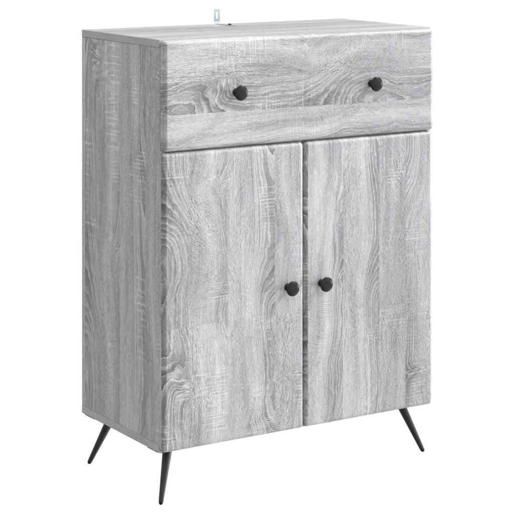 Credenza Grigio Sonoma 66 x 34,5 x 90 cm Legno ingegnerizzato
