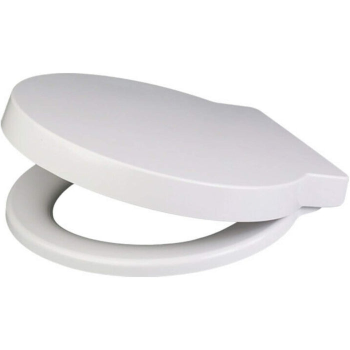 Euroshowers 87360 - sedile wc rotondo, con chiusura morbida, 400